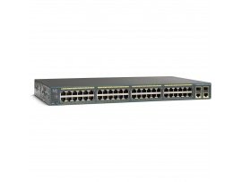 Cisco Catalyst 2960 Plus 48 10/100 + 2 T/SFP LAN Lite, WS-C2960+48TC-S